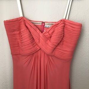 Lillie Rubin Coral Pink Evening Gown - image 1